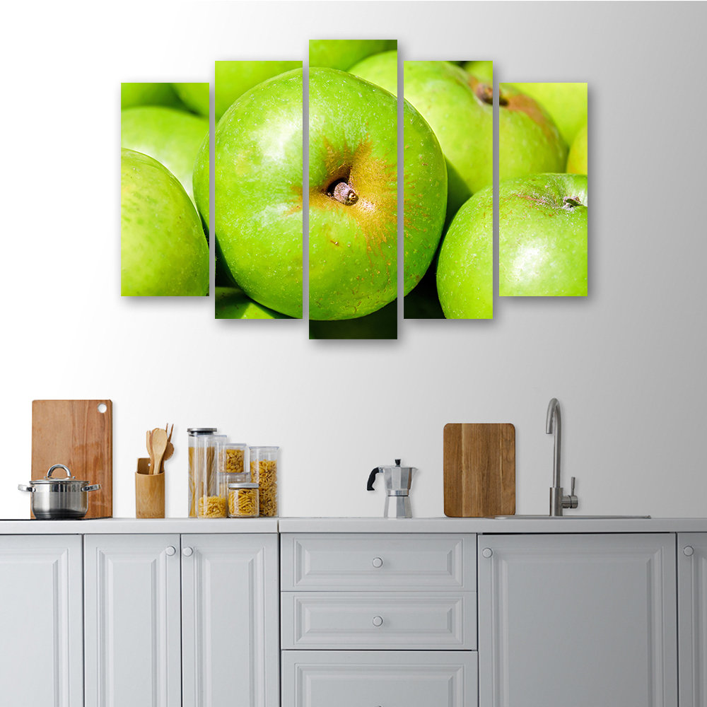 Leinwandbild Apples Green