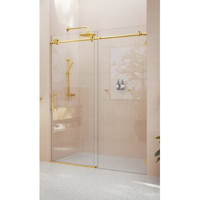 Eclipse 60" Frameless Sliding Shower Door