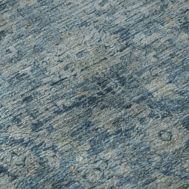 Premium Machine Washable Verlin AMF1773 Border Rug, Rectangle 5' x 7'6"