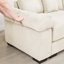 Canapé modulaire surdimensionné en velours côtelé 3 places avec accoudoirs très épais et 1 repose-pieds Premium-1046506454-1046506455