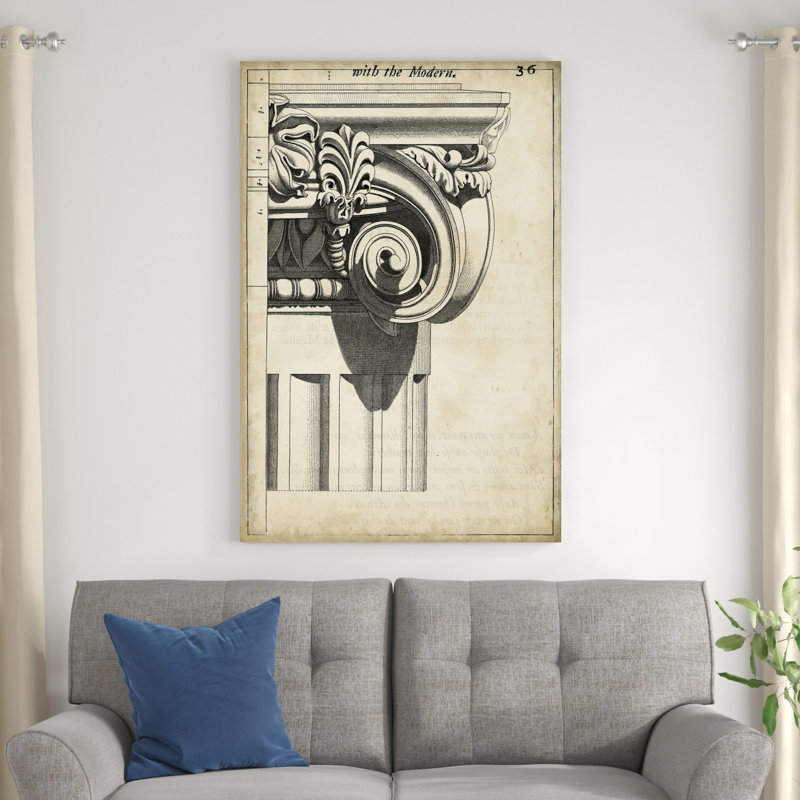 Composition architecturale III, H 48 po x l 32 po x P 1,25 po