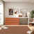 White/Orange