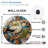 Elegant Decorative Wall Clock  - 12'' Modern Glass Wall Clock