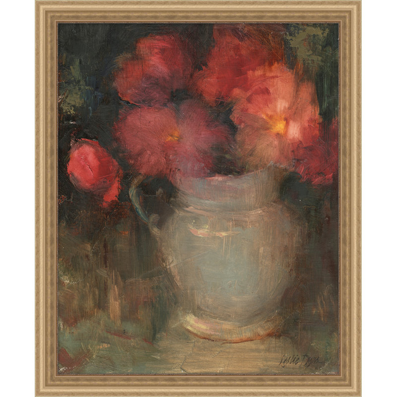 Pivoines du Delaware - peinture encadrée