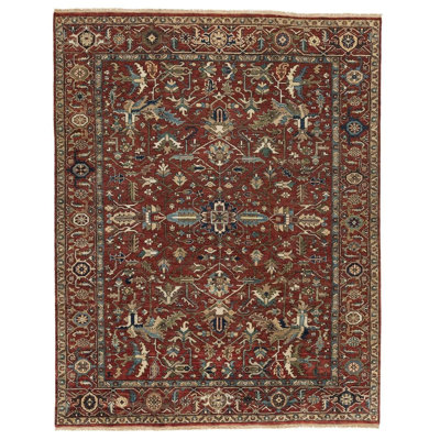 Handmade Wool Oriental Area Rug