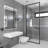 Nantucket Sinks Newport 36'' White Fireclay Rectangular Wall Mount Bathroom Sink with Overflow