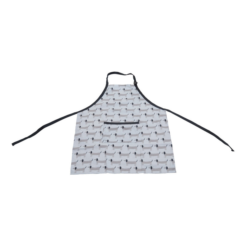 No Pattern Cotton Bib Apron
