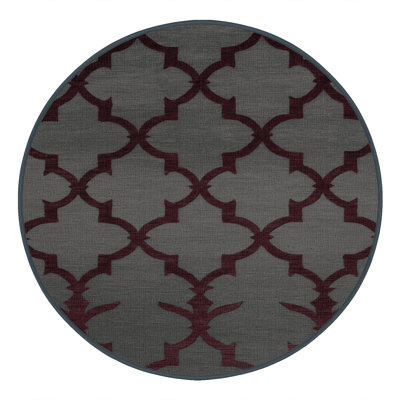 Tapis noir en treillis lavable à la machine