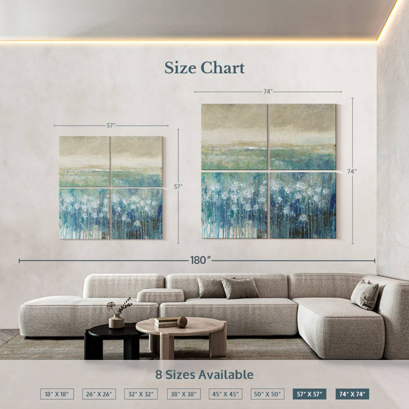 Avery Before The Rain I, 74'' H x 74'' W