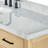 Cambridge 67'' Single Bathroom Vanity with Carrara Marble Top-107362192