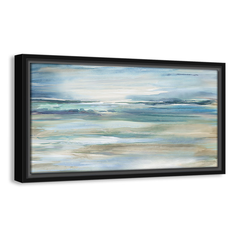 Reflection Skies - Version Panorama, reproduction par Carol Robinson, H 9,5 po x l 17,5 po, Noir
