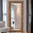 French-Style Vintage Wall-Mounted And Floor-Standing Dual-Purpose Full-Length Mirror-464619500