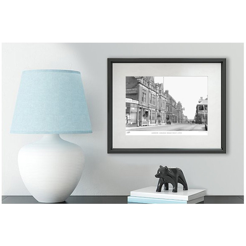 Jarrow, Grange Road West C1955 by Francis Frith - Single Picture Frame Print, 28cm H x 36cm W x 2.3cm D