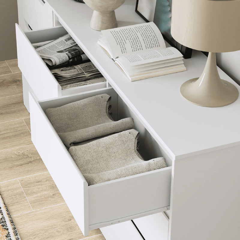 Commode à six tiroirs