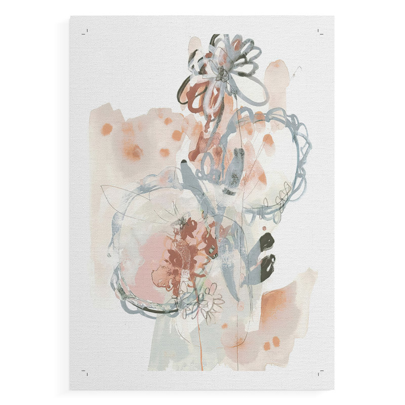 Petal Drift II - Impression sur toile seulement - NON CADRE, H 48 po x l 32 po