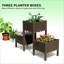 Plastic Indoor / Outdoor Raised Garden Bed
