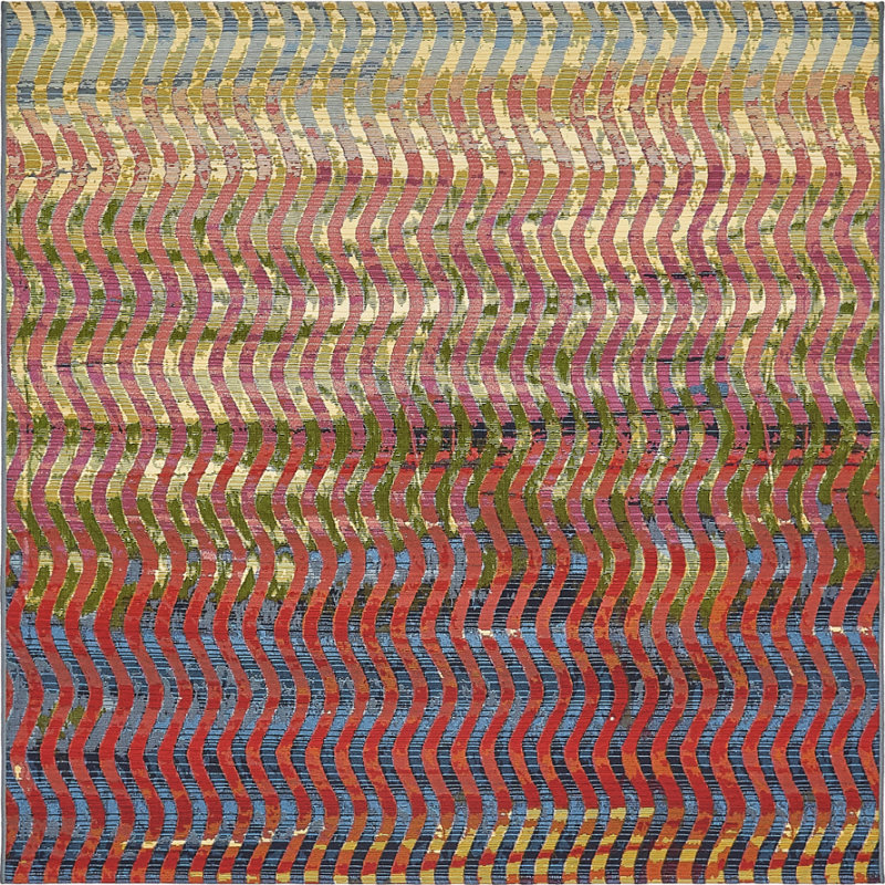 Skylar Washable Abstract Indoor / Outdoor Rug, Square 6'1"