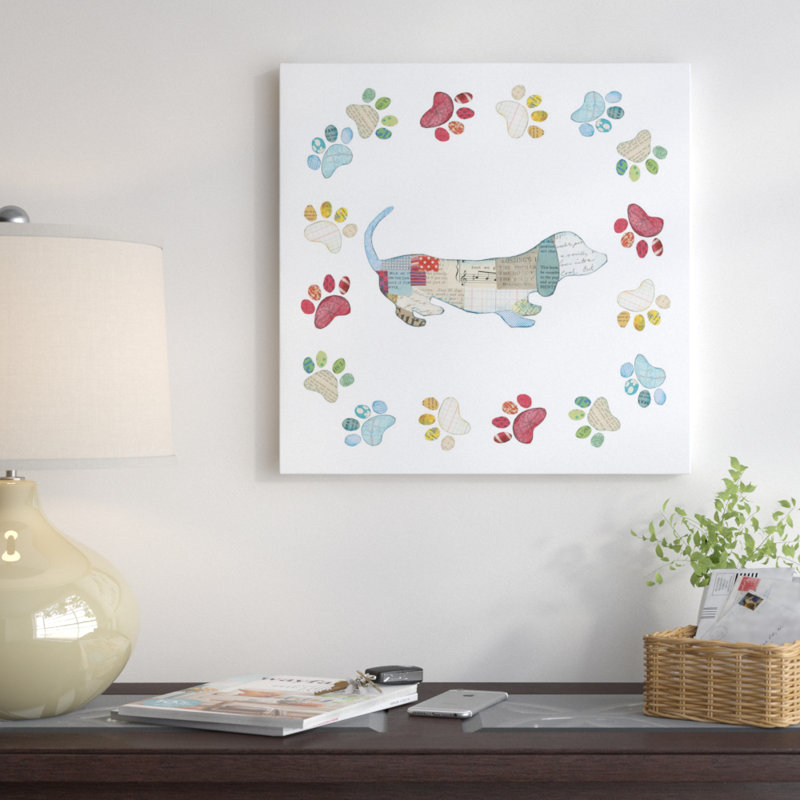 «Good Dog III», impression sur toile tendue, H 37 po x l 37 po x P 1,5 po, Toile tendue, Pas de tapis