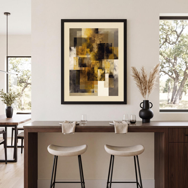 Gold Beneath the Dark, 30" H x 40" W