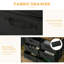 Ultra 63.5cm Rolling Industrial Pipe Clothing Rack