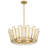 Everly Quinn Ricochet Soft Brass Finish Pendant Light