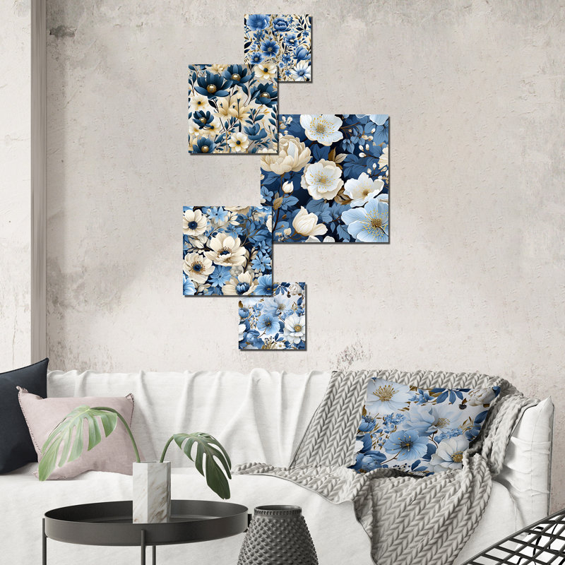 Doynton - Floral Wall Decor Set Of 5