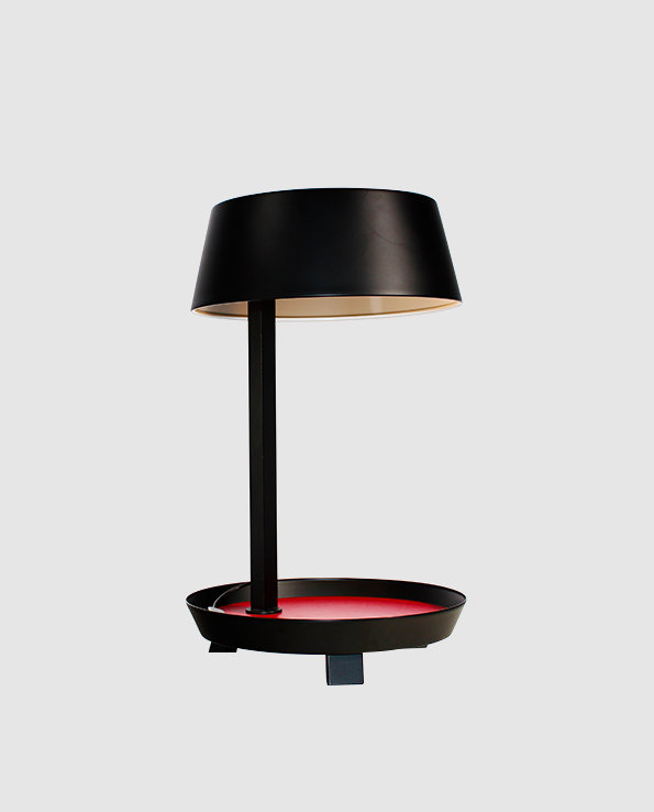 Carry Table Lamp, Matt Black, 19.7" H x 15" W x 15" D