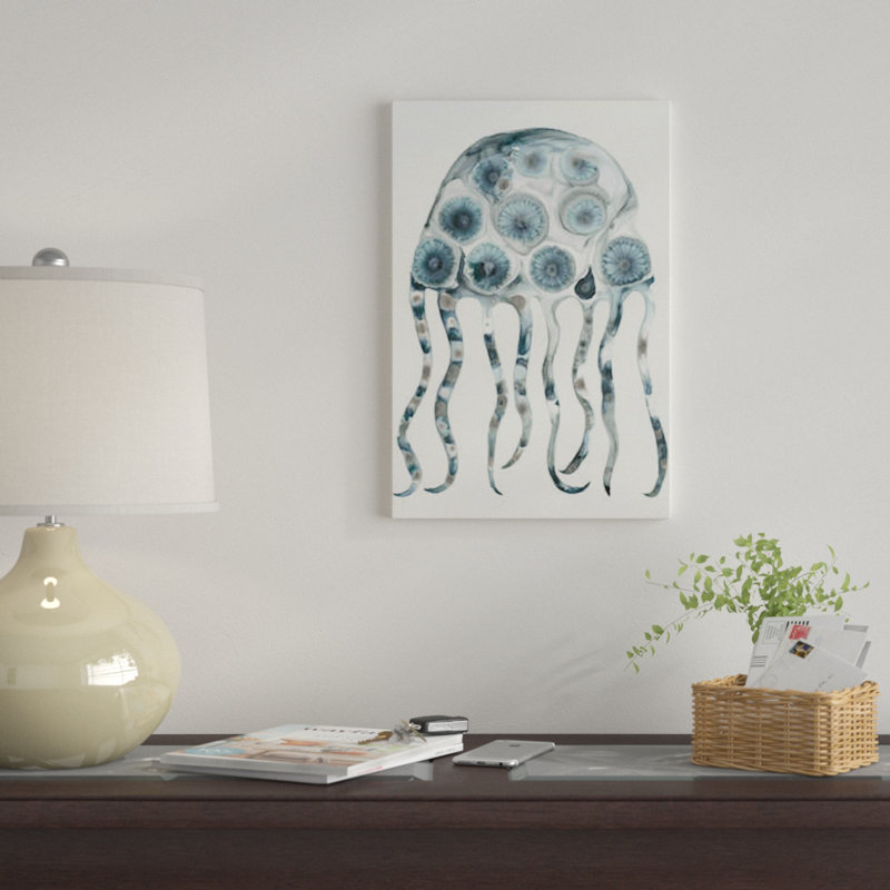 « silver gelée » par laura van horne, reproduction d’impression sur toile, H 40 po x l 26 po x P 1,5 po, Toile tendue