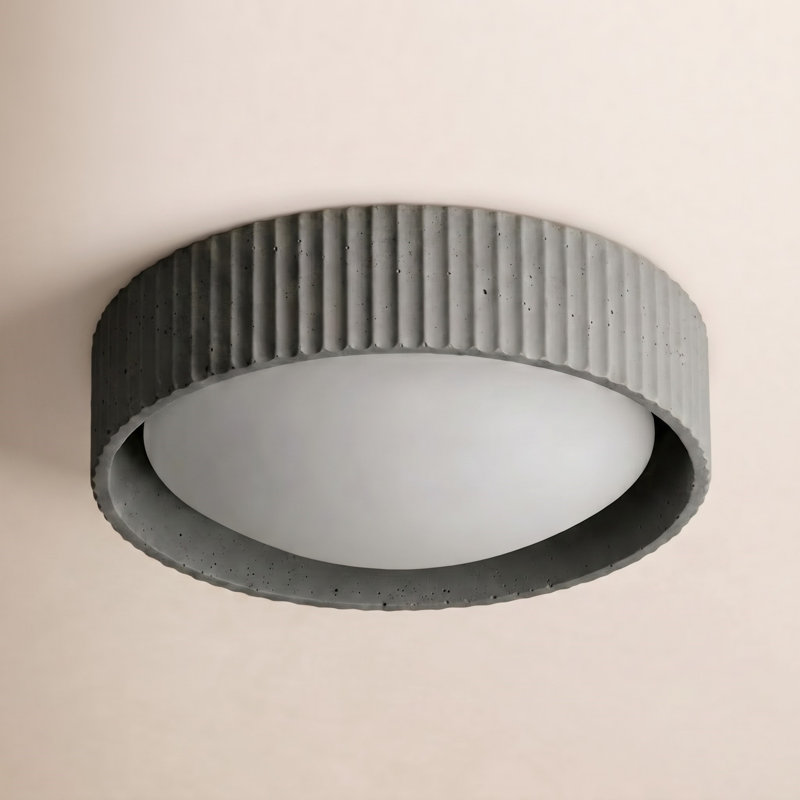 Plafonnier encastré Calcott, gris