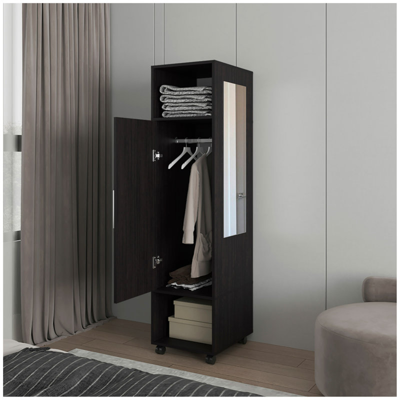 Garde-robe Boston, chambre à coucher, Noir