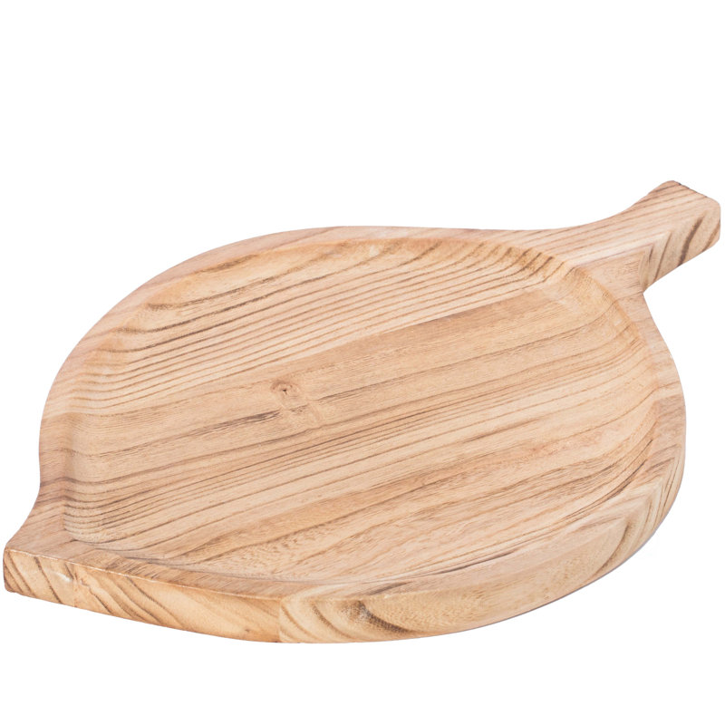 Vintiquewise Wood Tray, Brown, 1" H x 18" W x 11.5" D