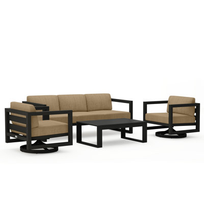 Avion 4 Piece Sofa Set With Swivel
