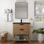 Armoire de salle de bain 30 po - 2 tiroirs, autoportante, lavabo en céramique, contreplaqué, design moderne, instructions d'installation simple, tiroir de meuble-lavabo 30 po, armoire noire, méthode d'assemblage rapide-1973478902-1973478901-1973478903
