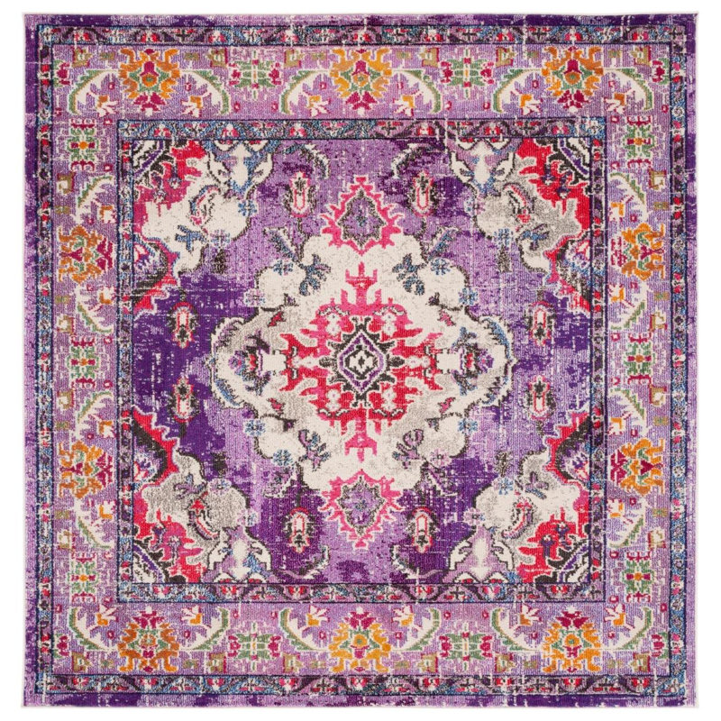 Damaris Oriental Area Rug, Square 201 cm