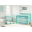 Lit de bébé convertible Riley 4 en 1 turquoise