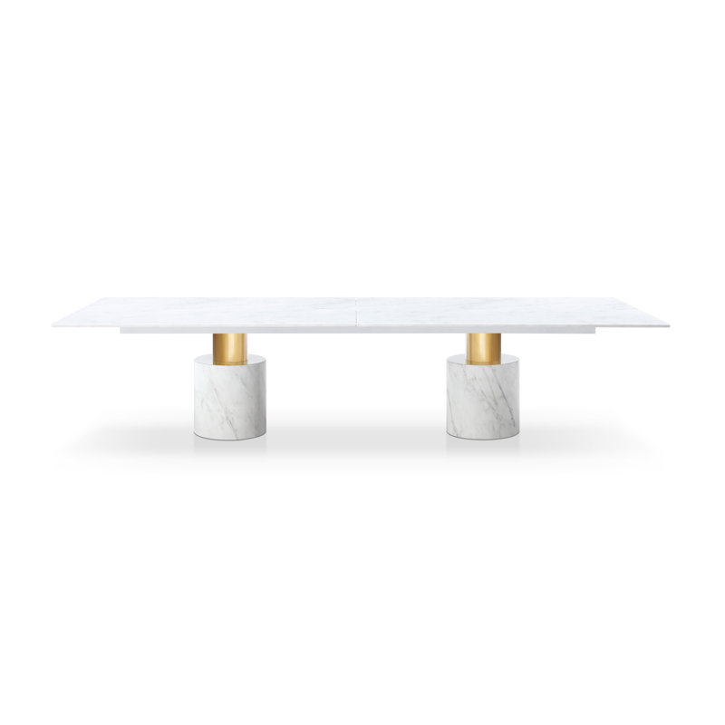 Table de salle à manger 180 po Marble and Steel