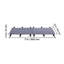 Rembourrage durable 71 "pour poteau de basketball rond de 2 x 6,3", poteau rond 4,5 x 4,5 "-116492964