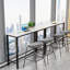 Maurietta Stone Top Metal Base Dining Table-1771654860