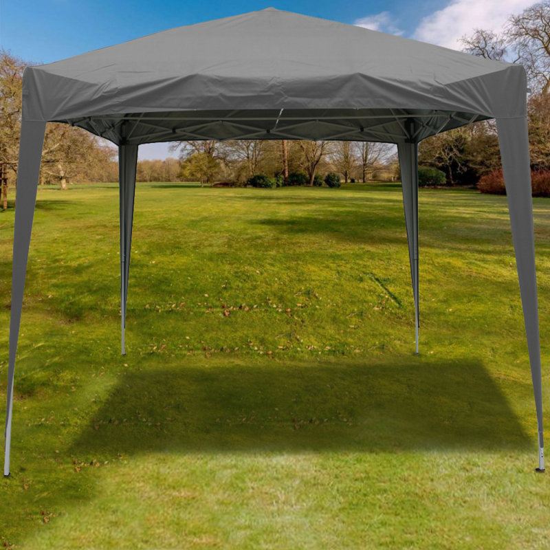 Adeen 3m x 3m Metal Pop-Up Gazebo, Anthracite