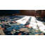 Blue Antique Artistic Art Deco Chinese Crane Pattern Area Rug