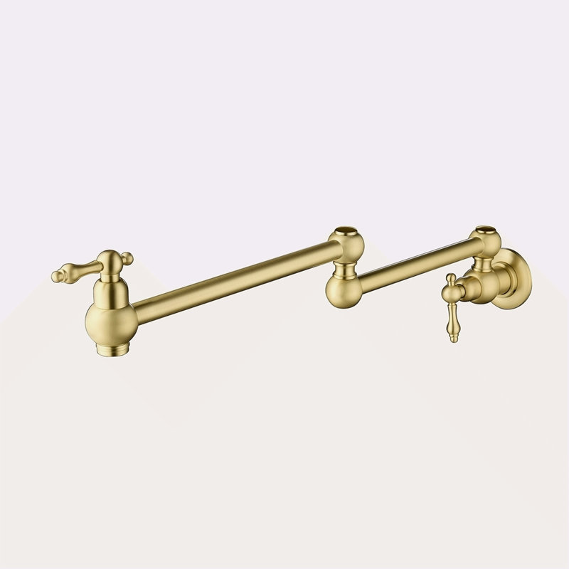 Pot Filler Faucet Wall Mount, Gold