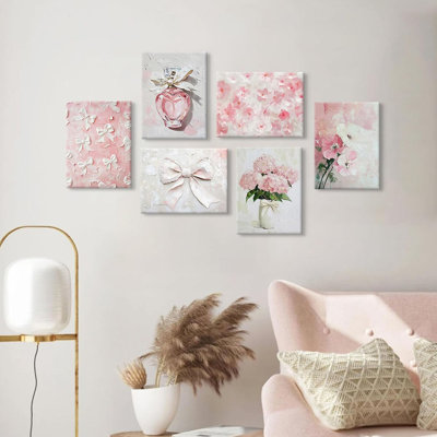 6 Piece Wrapped Canvas Wall Art