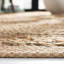 Tapis de couleur unie en jute tissé à la main Doleman Cape Cod-15419183