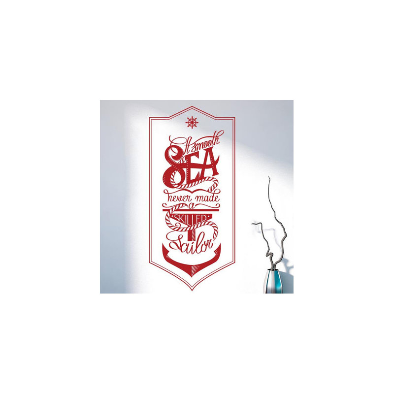 Non-Wall Damaging Wall Decal, Dark Red