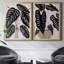 Plante en pot I - ensemble de 2 peintures sur toiles-770215538-770215541