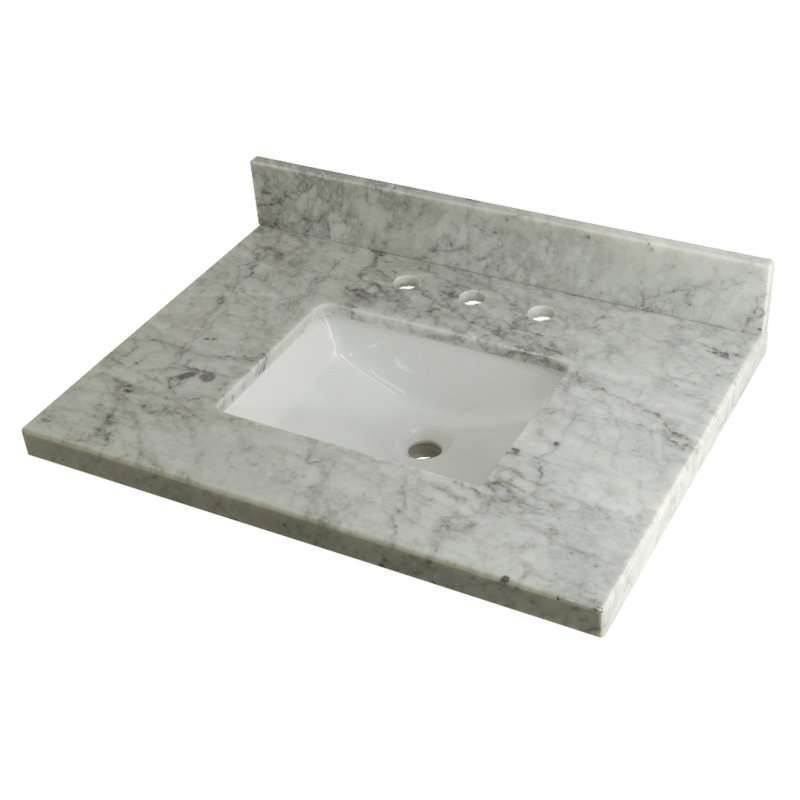 Comptoir de meuble-lavabo en laiton Kingston Templeton