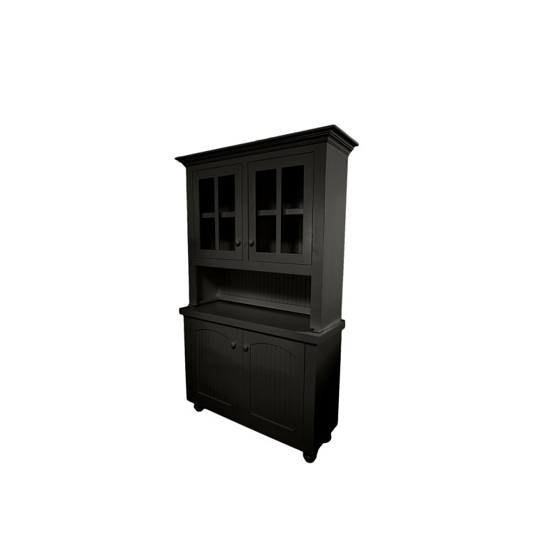 Latimore Sideboard with Bar Hutch, Antique Black