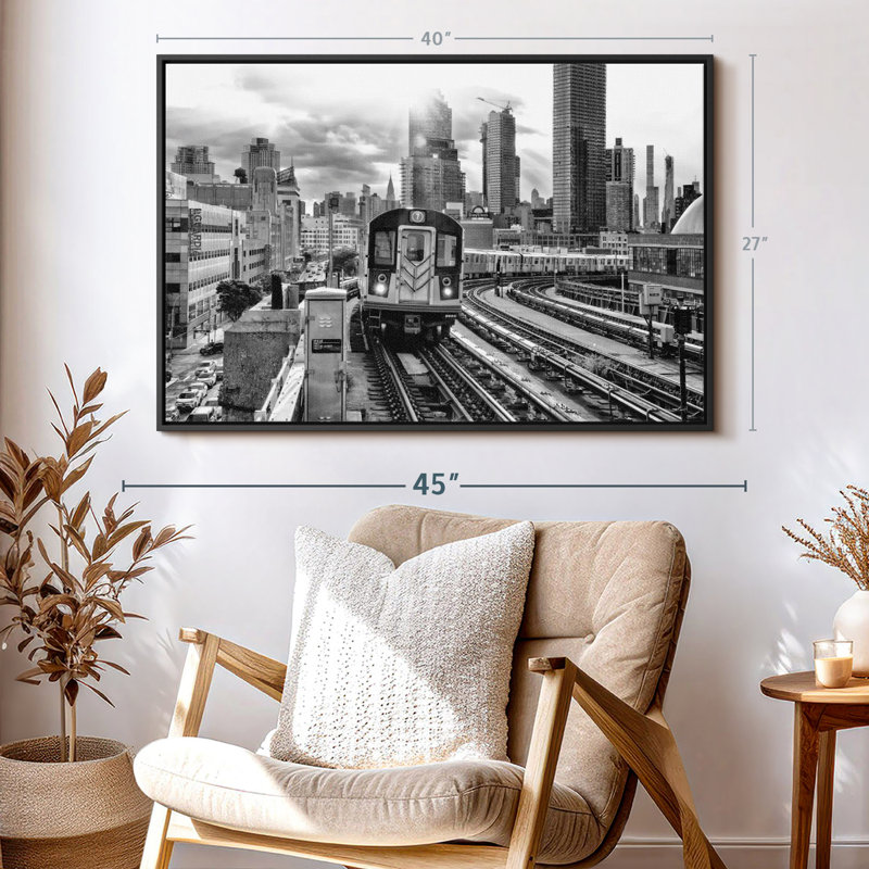" Line 7 Subway ", 27" H x 40" W
