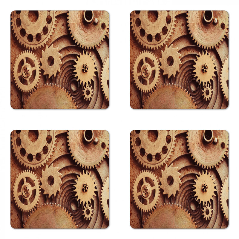 Square 4 Piece Coaster Set