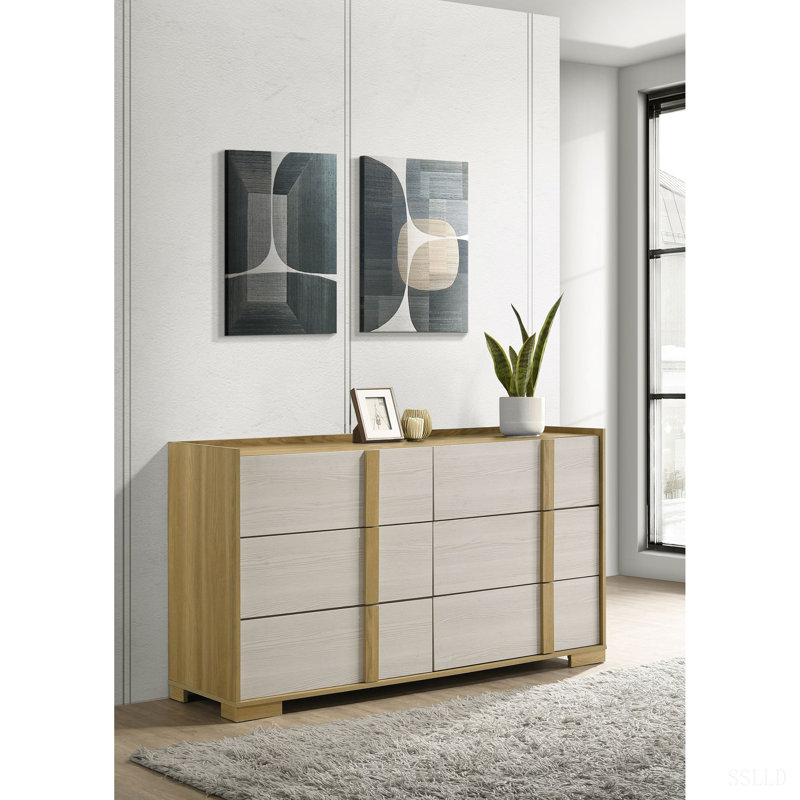 Commode 6 tiroirs Lincoln Natural
